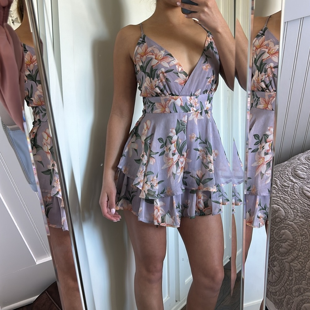 Floral romper!